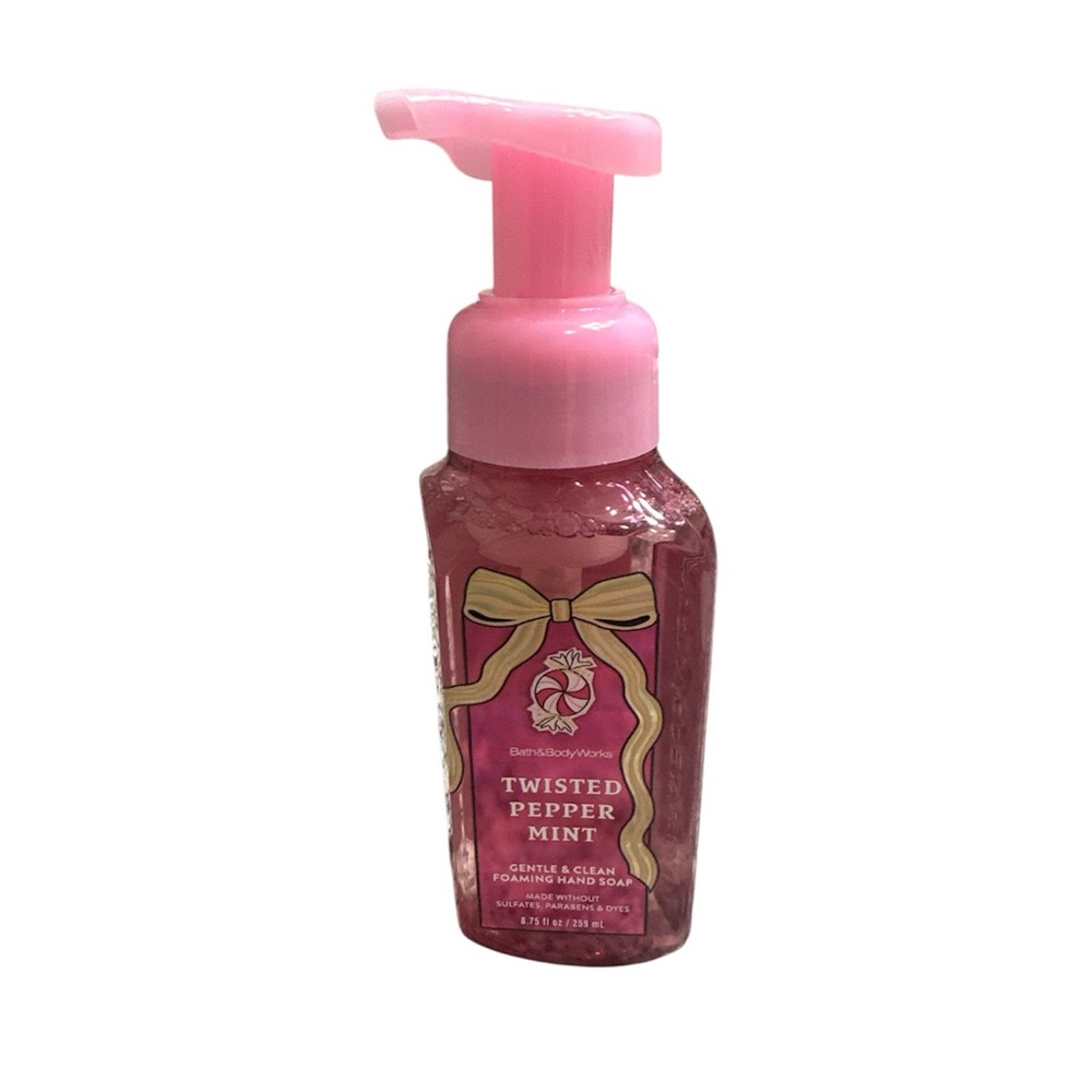 Bath & Body Works Pink Twisted Peppermint Soap